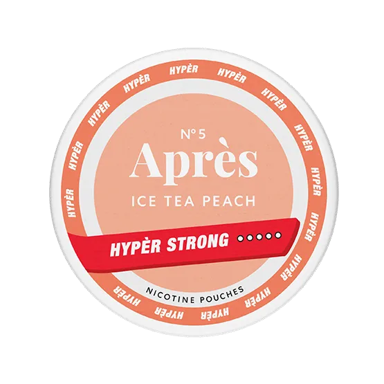 Après Ice Tea Peach Hypèr Strong - Vitt snus online