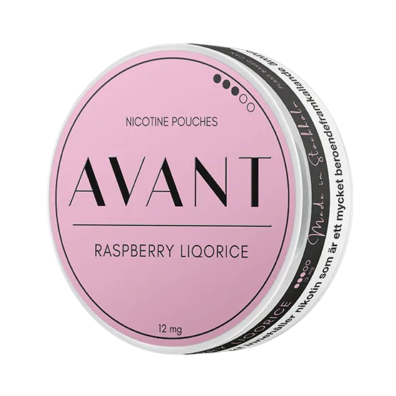Avant Raspberry Liqorice - Vitt snus online