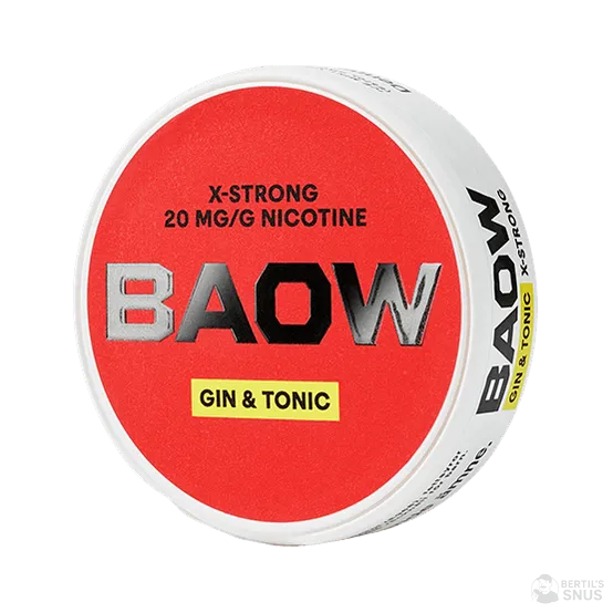 BAOW Gin & Tonic - Vitt snus online