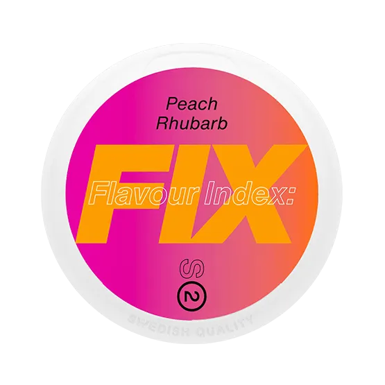 FIX Peach Rhubarb #2 - Vitt snus online