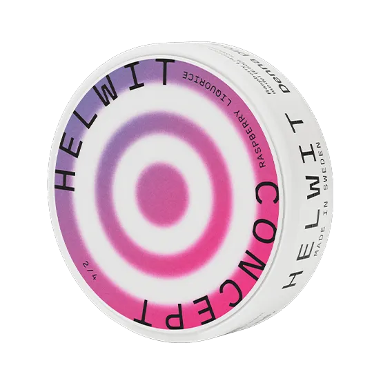 Helwit Raspberry Liquorice Slim - Vitt snus online