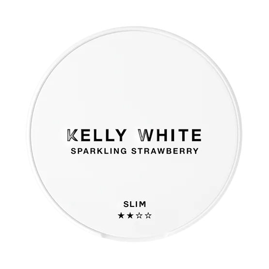 Kelly White Sparkling Strawberry Slim - Vitt snus online