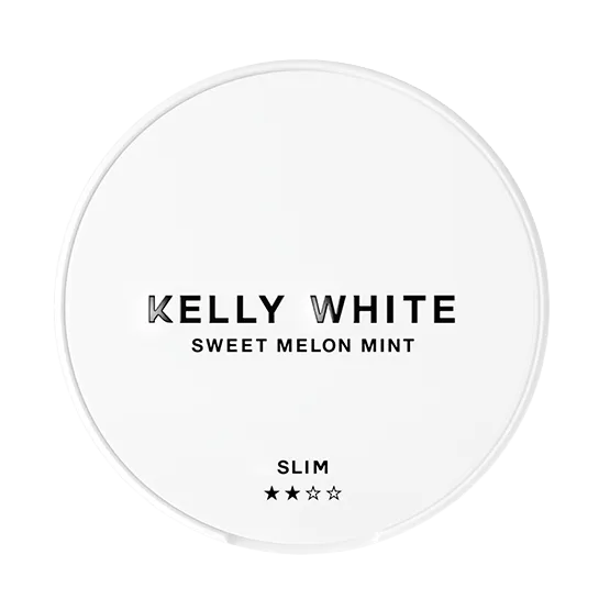 Kelly White Sweet Melon Mint Slim - Vitt snus online