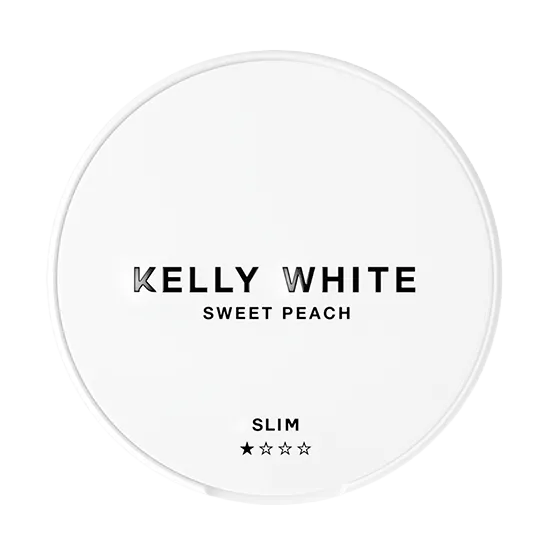 Kelly White Sweet Peach Slim - Vitt snus online