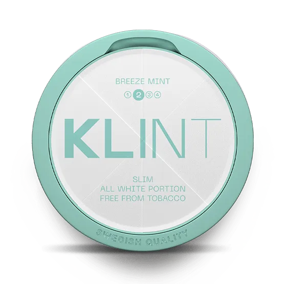 Klint Breeze Mint Slim - Vitt snus online