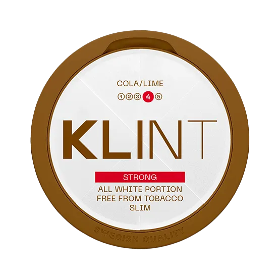 Klint Cola Lime Slim Extra Strong - Vitt snus online