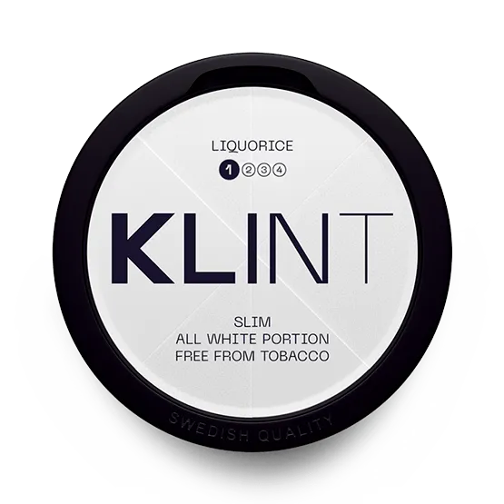 Klint Liquorice #1 Slim - Vitt snus online