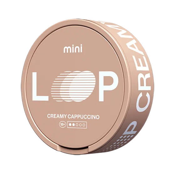 Loop Creamy Cappuccino Mini - Vitt snus online