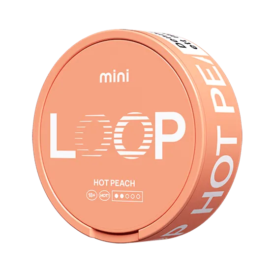 Loop Hot Peach Mini - Vitt snus online