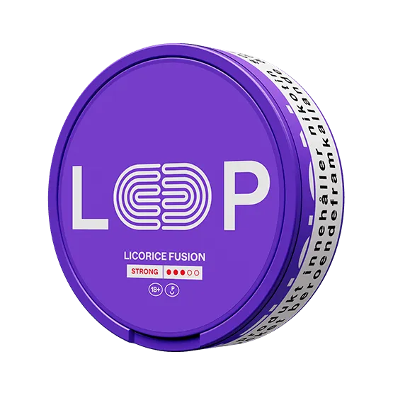 Loop Licorice Fusion Strong - Vitt snus online