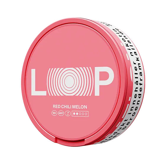 Loop Red Chili Melon Medium - Vitt snus online