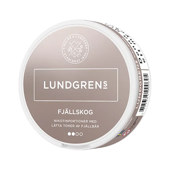 Lundgrens Fjällskog All White - Vitt snus online