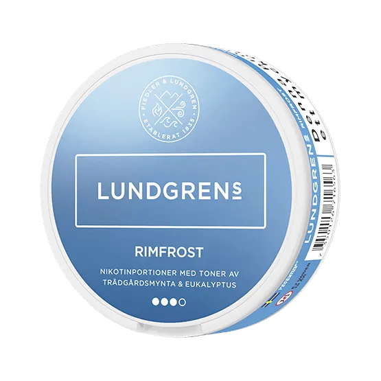 Lundgrens Rimfrost All White - Vitt snus online