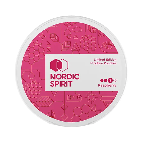 Nordic Spirit Raspberry Strong - Vitt snus online