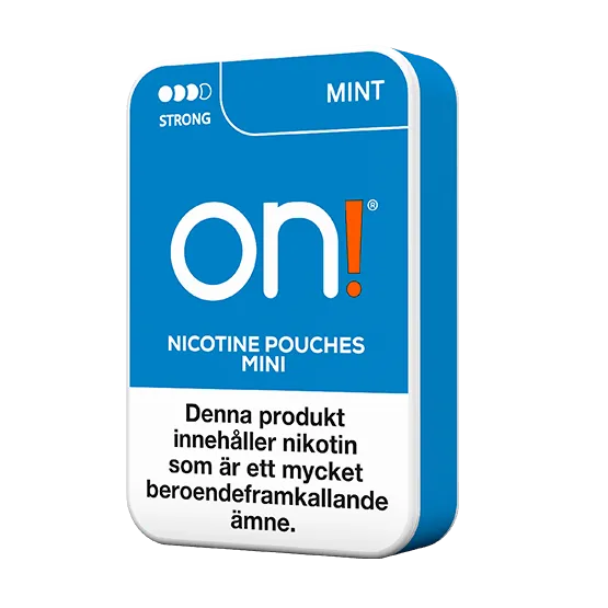 On! Mint 6 mg Strong - Vitt snus online