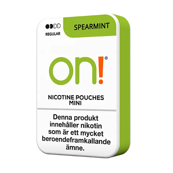 On! Spearmint 3mg - Vitt snus online