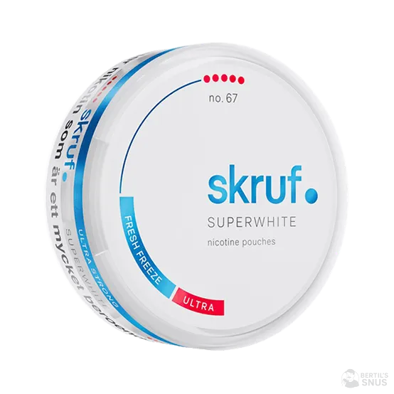 Skruf Superwhite Fresh Freeze Ultra - Vitt snus online