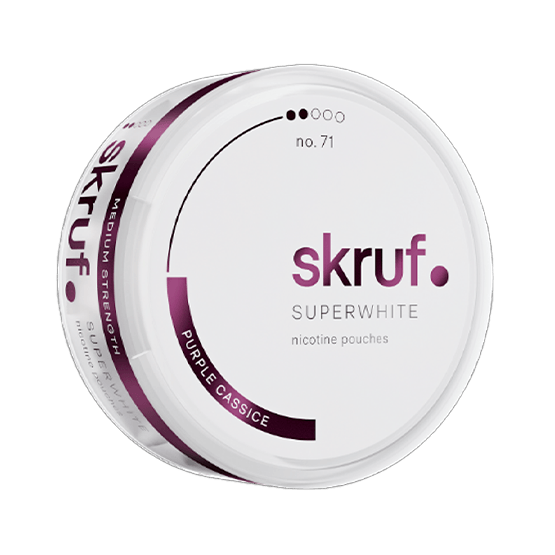 Skruf Superwhite No.71 Purple Cassice - Vitt snus online