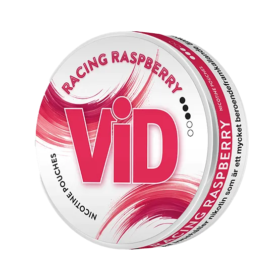 VID Racing Raspberry Slim Strong - Vitt snus online