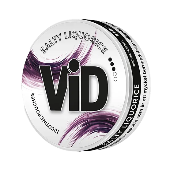 VID Salty Liquorice Slim Strong - Vitt snus online
