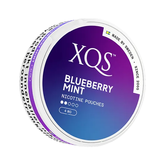 XQS Blueberry Mint Slim - Vitt snus online
