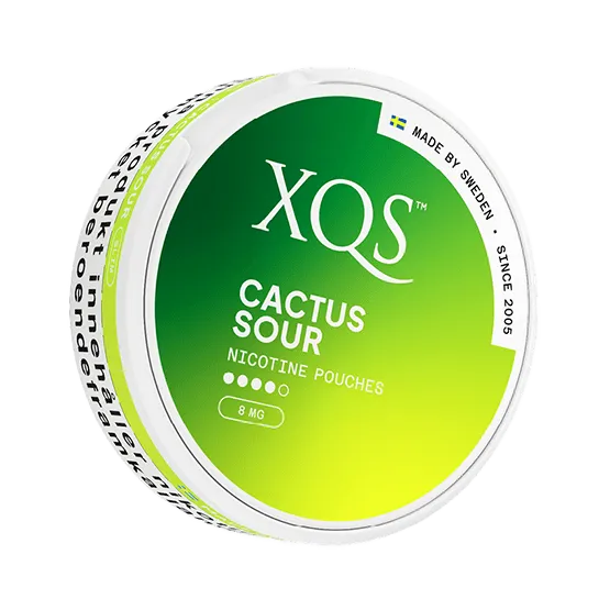 XQS Cactus Sour Slim Strong - Vitt snus online