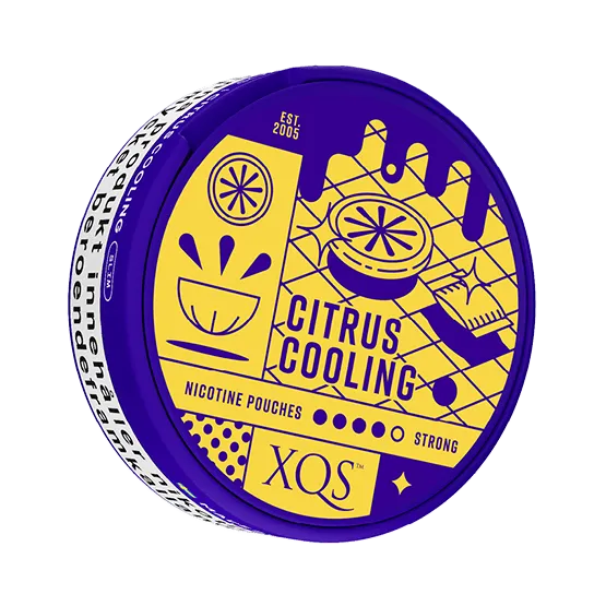 XQS Citrus Cooling Slim Strong - Vitt snus online