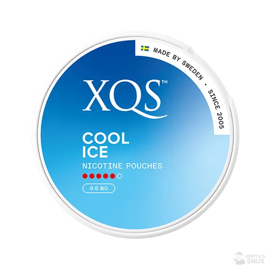 XQS Cool Ice Slim X-Strong - Vitt snus online