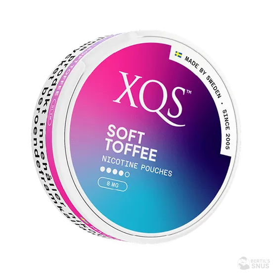XQS Soft Toffee Slim Strong - Vitt snus online