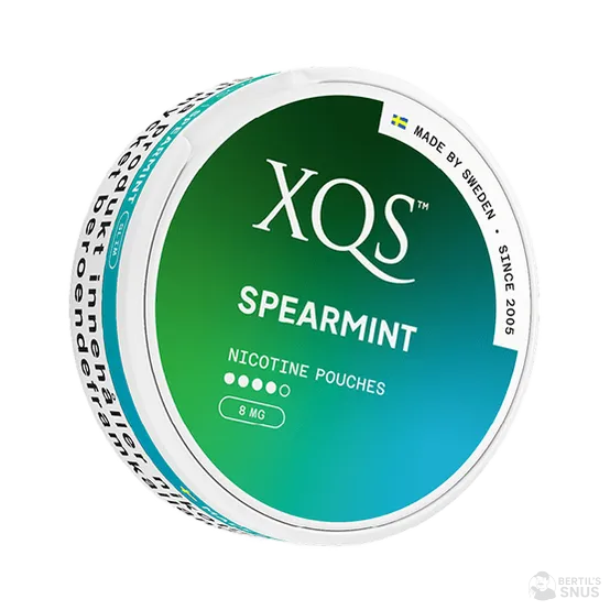 XQS Spearmint Slim Strong - Vitt snus online