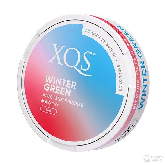 XQS Wintergreen Slim - Vitt snus online