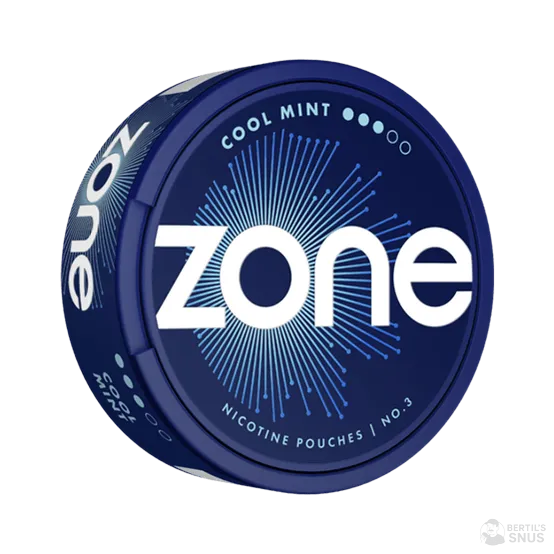 ZONE No3 Cool Mint Strong - Vitt snus online