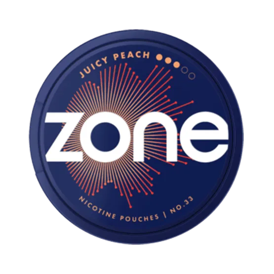 ZONE No33 Juicy Peach Strong - Vitt snus online