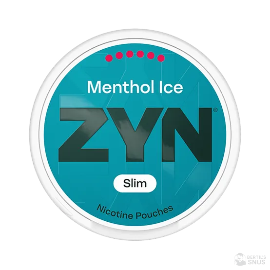ZYN Menthol Ice Slim S6 - Vitt snus online