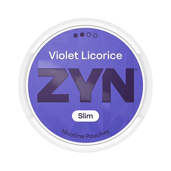 ZYN Violet Licorice Slim S2 - Vitt snus online